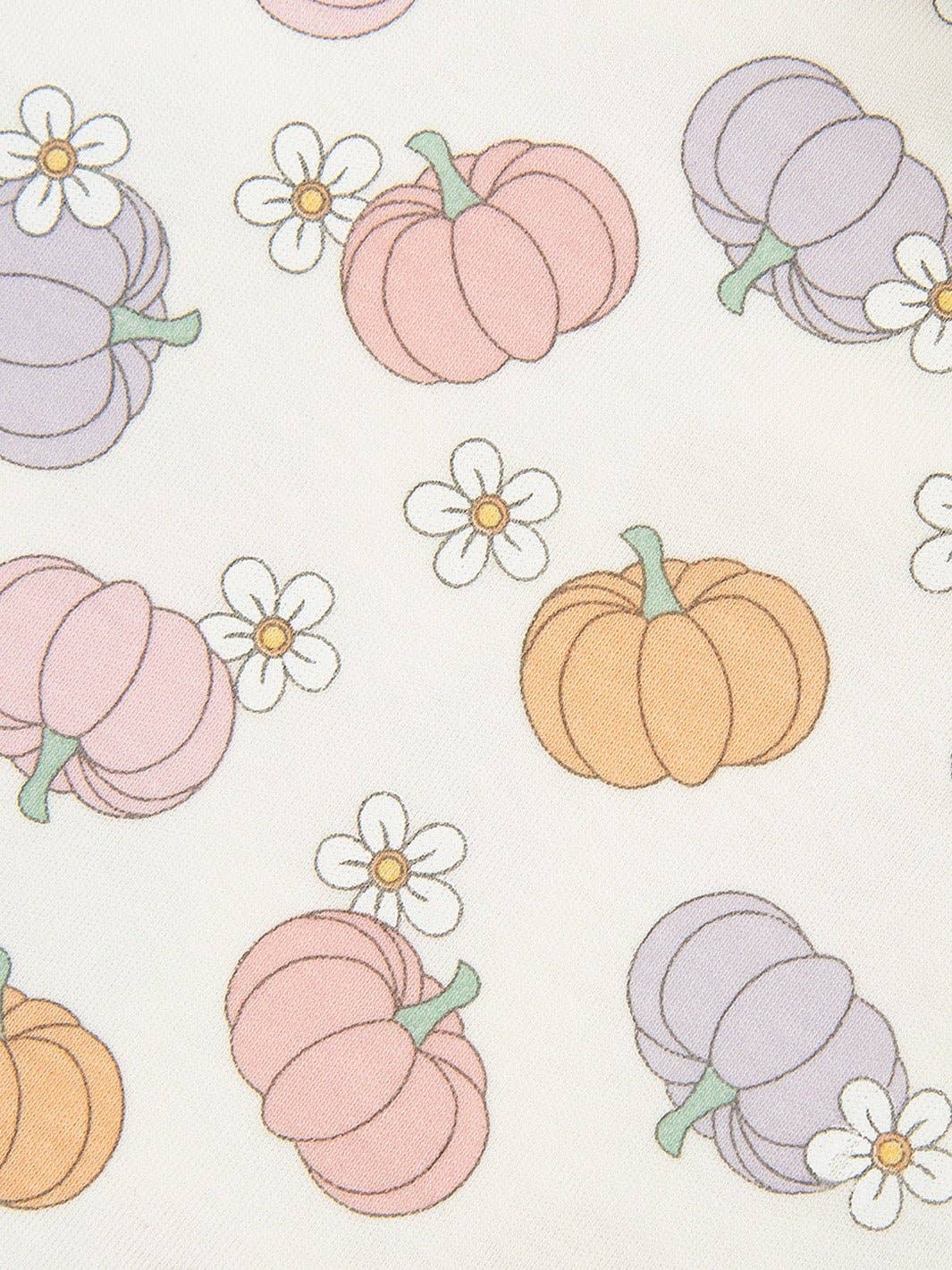 Magnolia Baby - Pumpkin Patch Dreams Zip Footie by Luna and Arlo