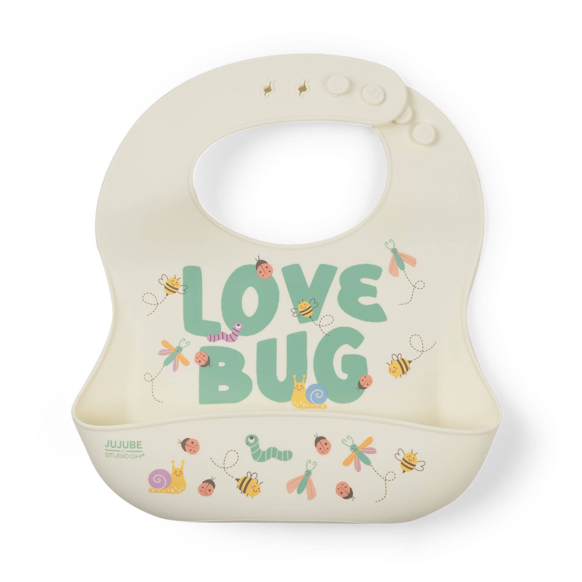 JuJuBe - Silicone Bib Love Bug