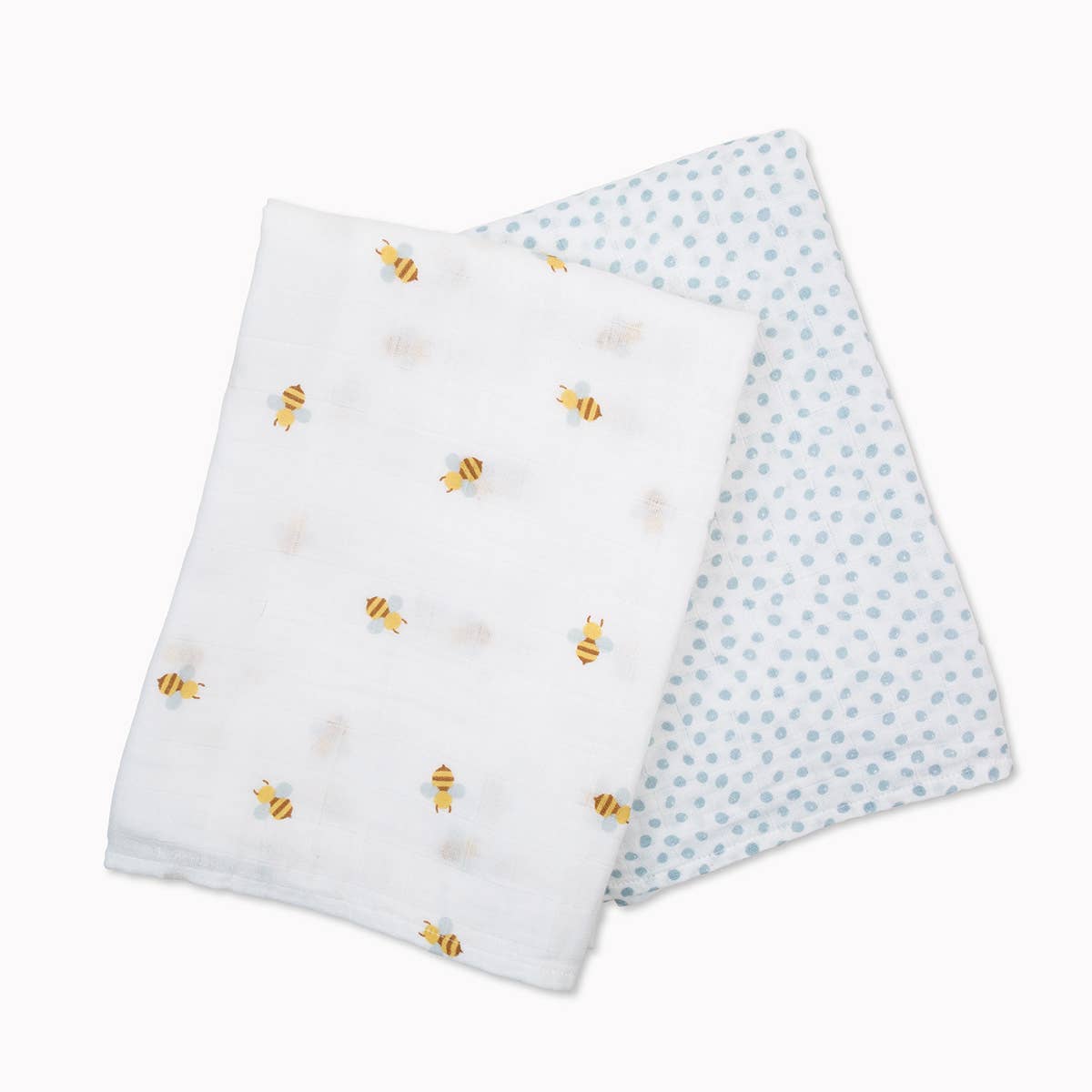 Mary Meyer - Lulujo Cotton Swaddles - Bees & Dots