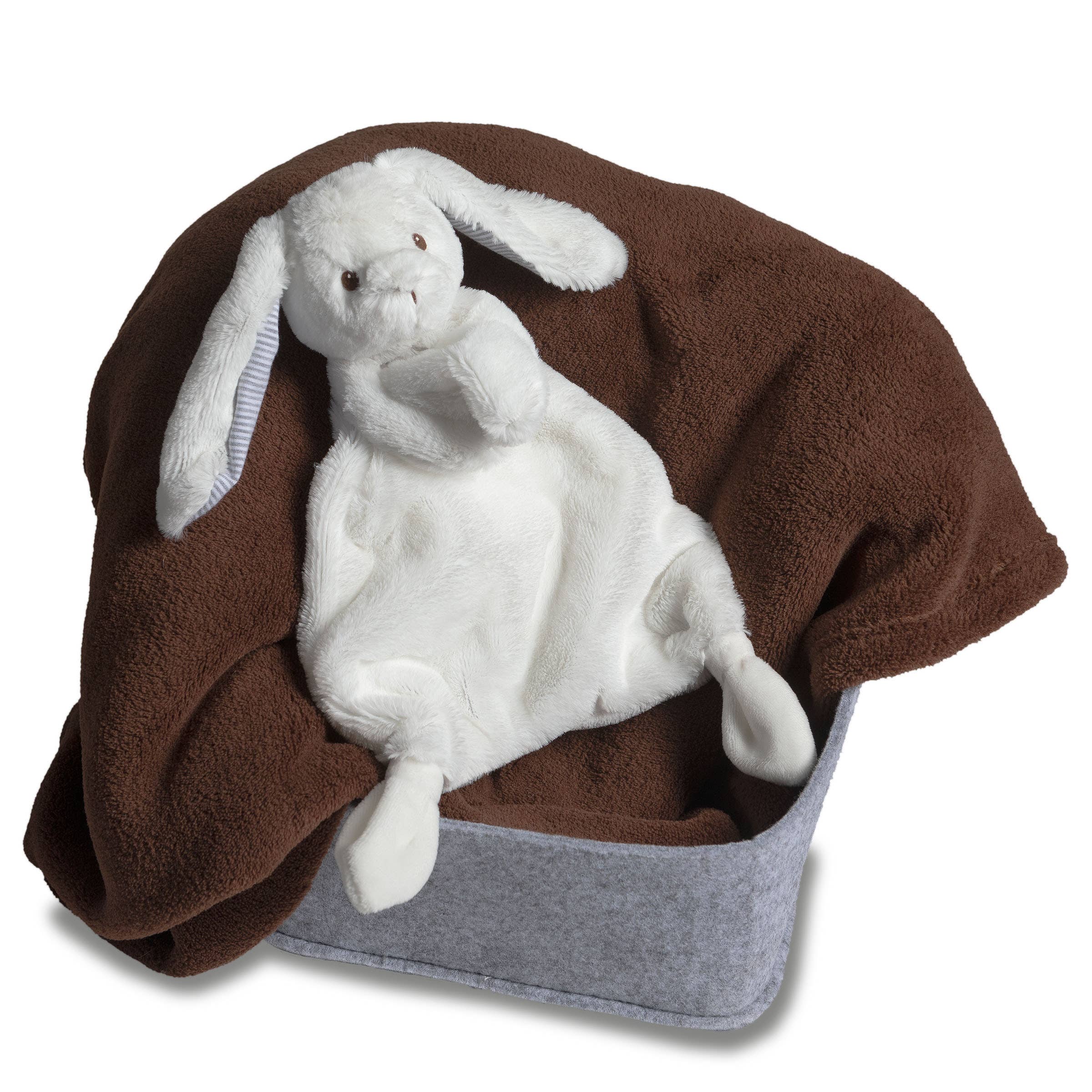 Mary Meyer - Silky Bunny Lovey - White