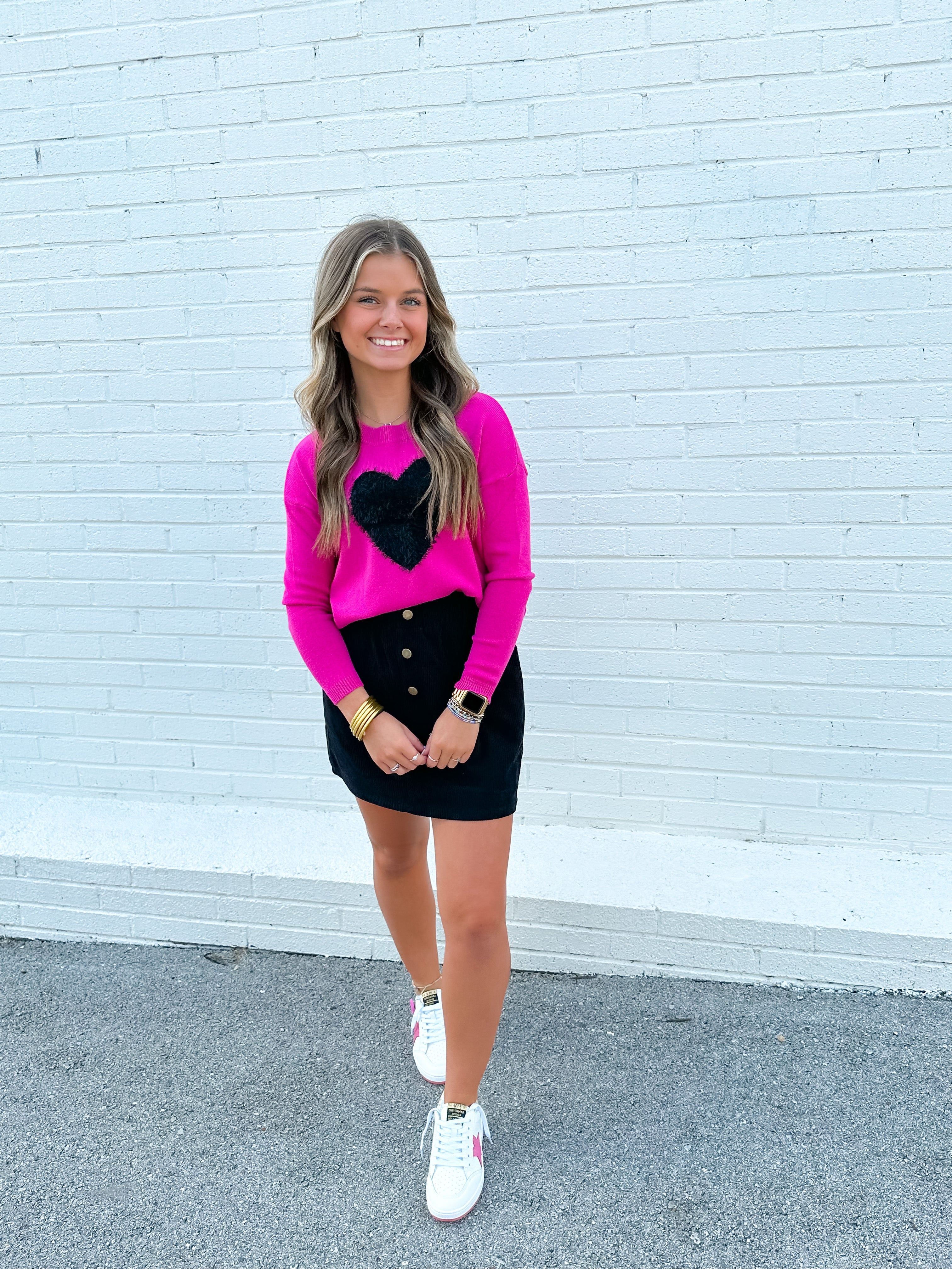 Molly Bracken - Corduroy Mini Skirt - Black *FINAL SALE*