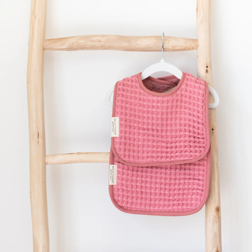 Bella Tunno - Burp Cloth/Bib Set Sea Foam - Watermelon