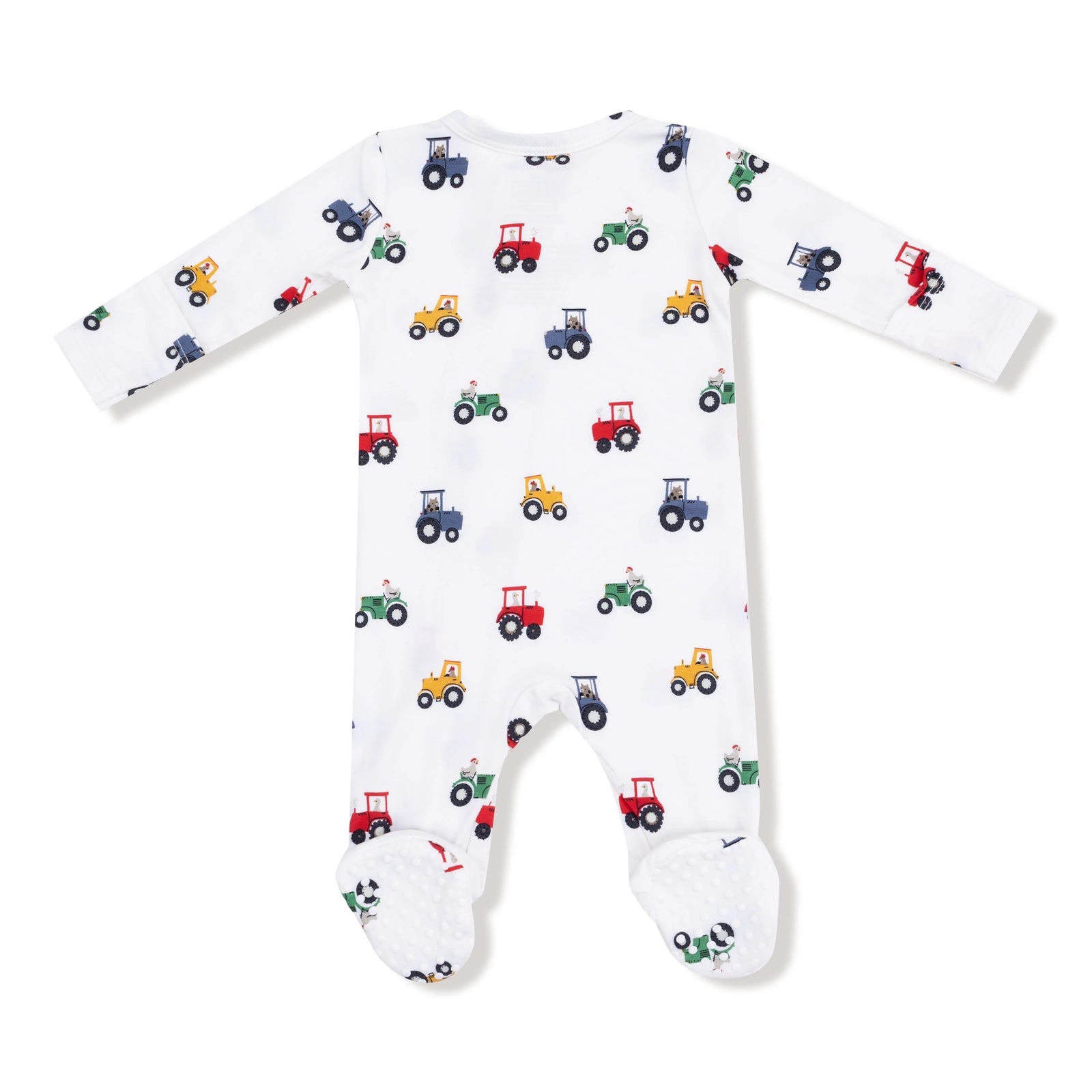 Angel Dear - 2 Way Zipper Footie - Mini Tractors