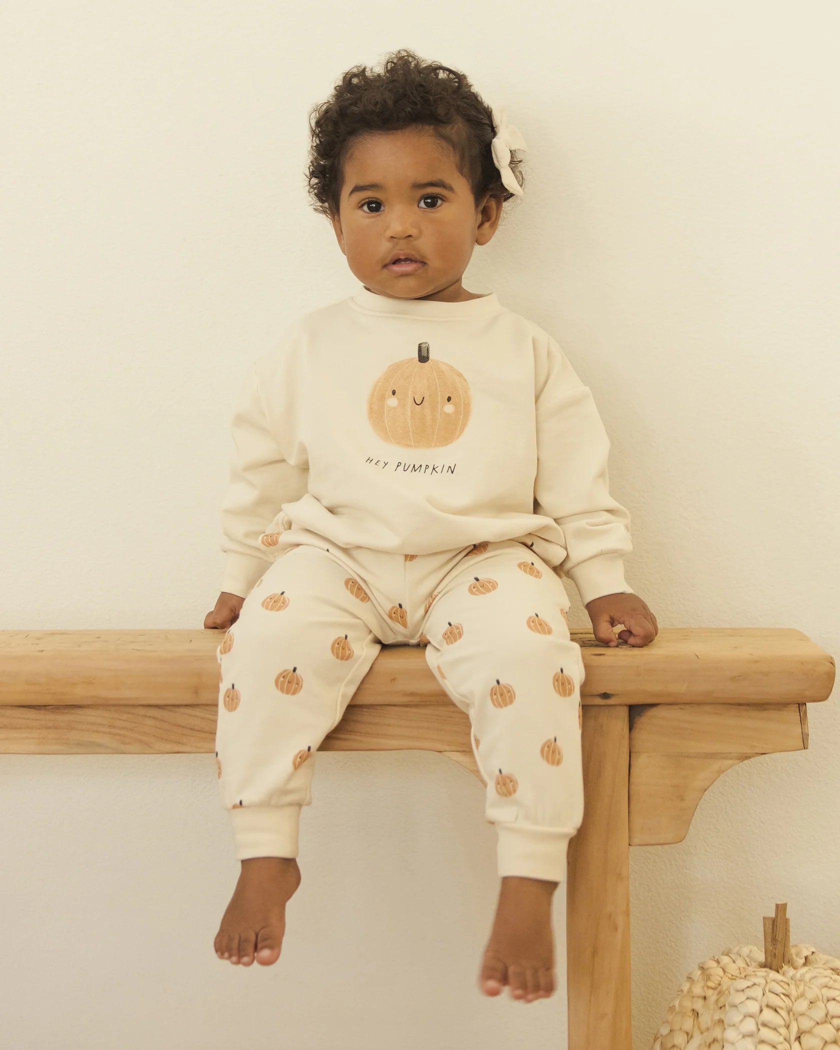 Quincy Mae - Relaxed Fleece Sweatshirt - Pumpkin