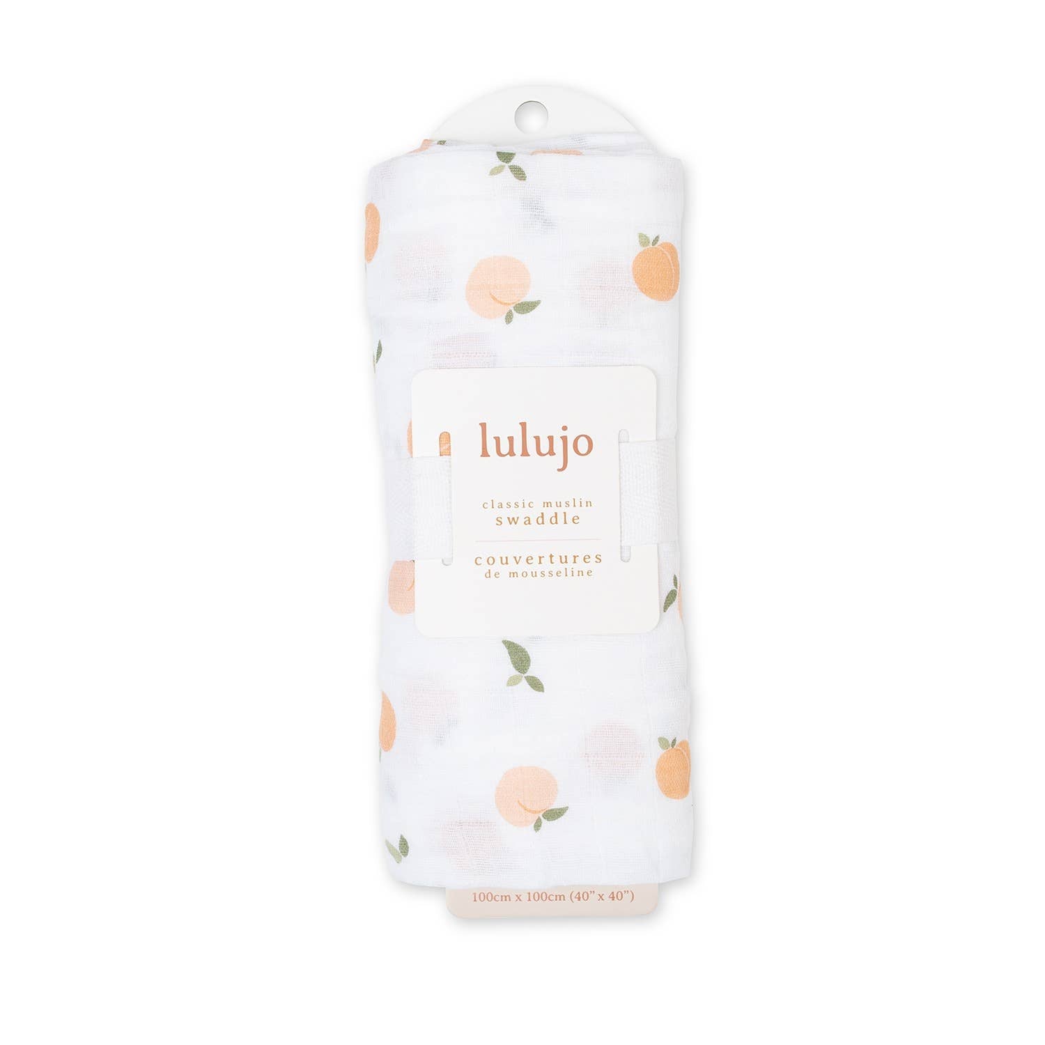 Mary Meyer - Lulujo Cotton Swaddle - Peaches