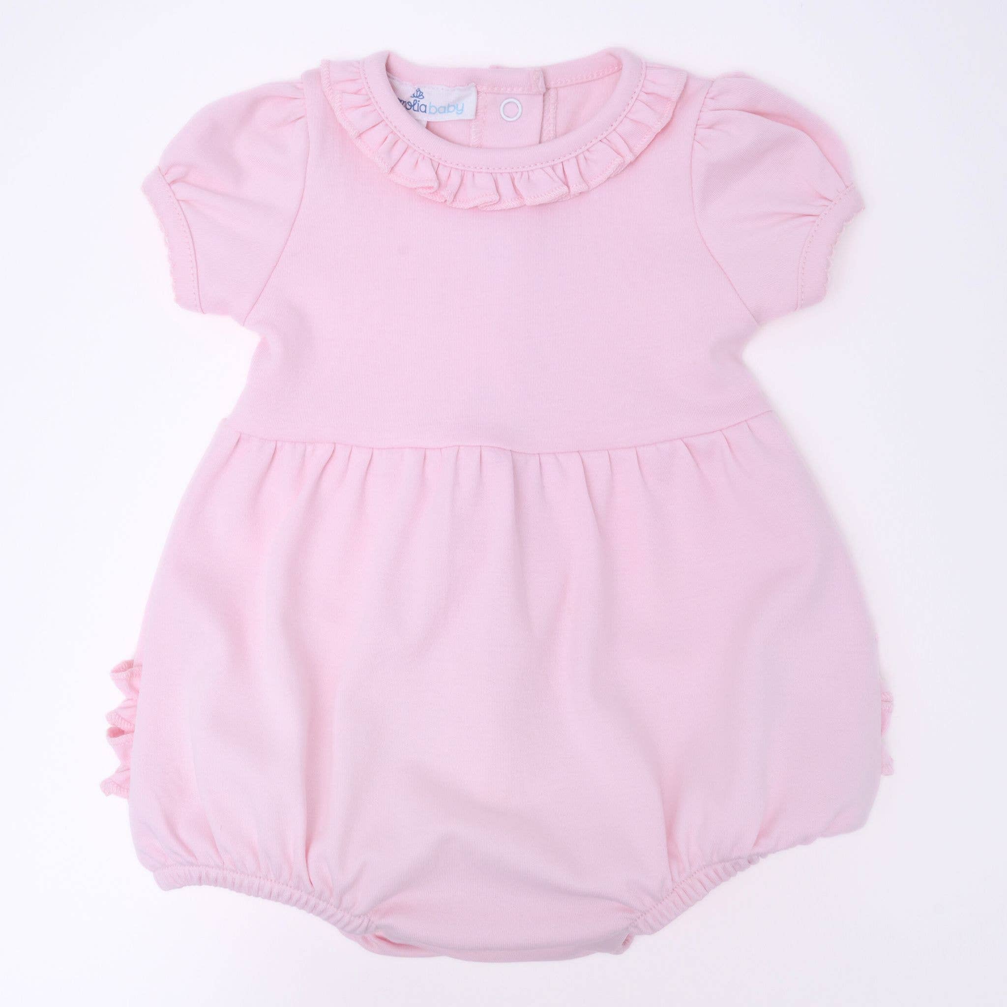 Magnolia Baby - Essentials Solid Ruffle Bubble - Pink