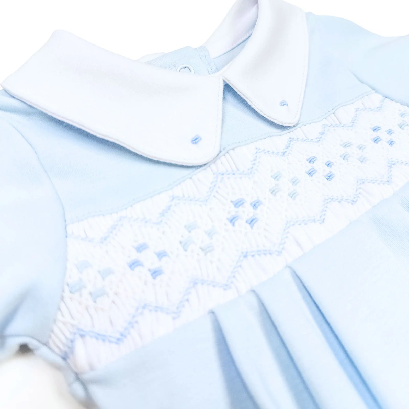 Magnolia Baby - Ethan Smocked Bubble