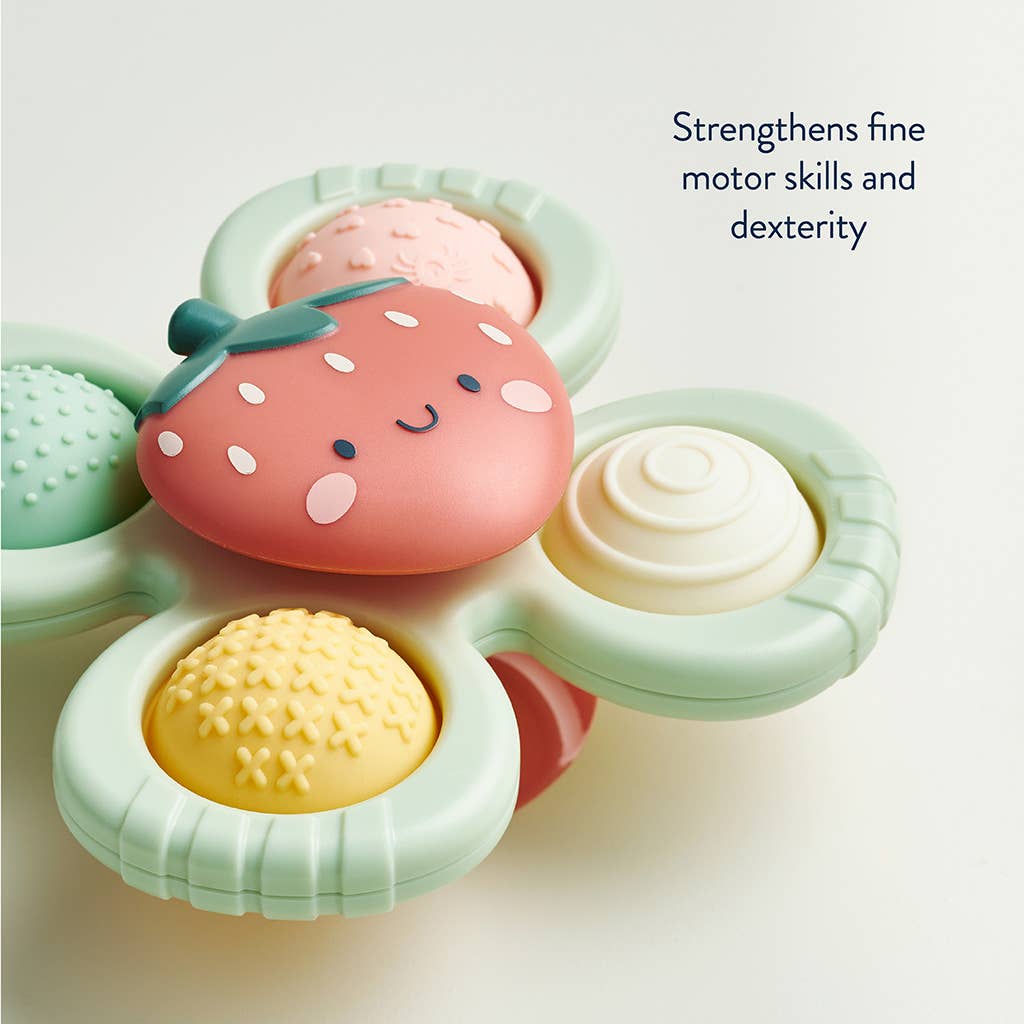Itzy Ritzy - Itzy Pop & Whirl™ - Bath + Travel Toy: Smile