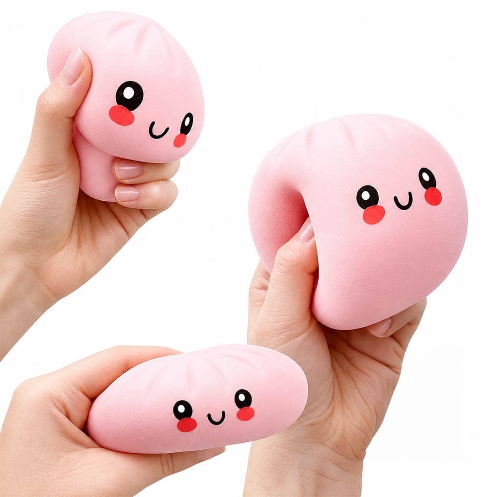 Sensibling Corp. - 12PCS - Rainbow Squishy Mystery Dumpling Stress Relief Squeeze Toy