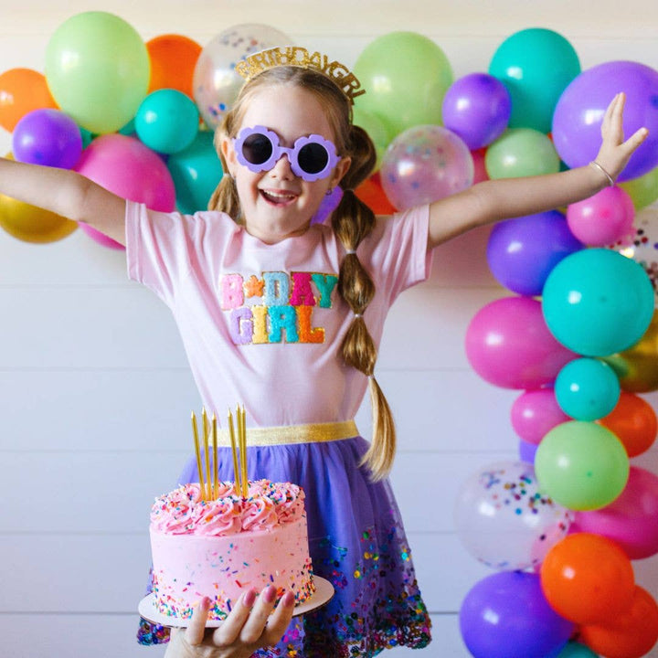 Sweet Wink - Gold Birthday Girl Headband - Kids Birthday Headband