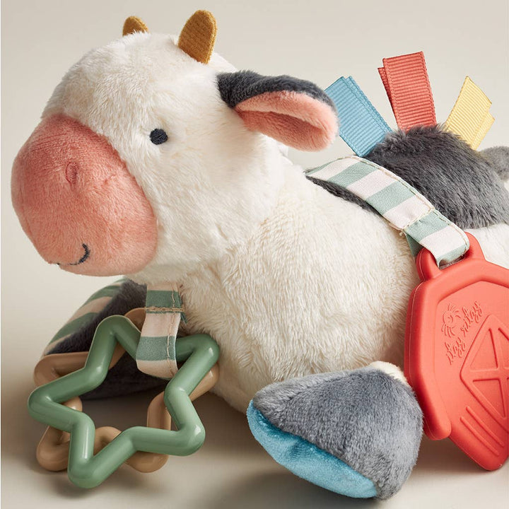 Itzy Ritzy - Cow Itzy Friends Link &amp; Love™ Activity Plush