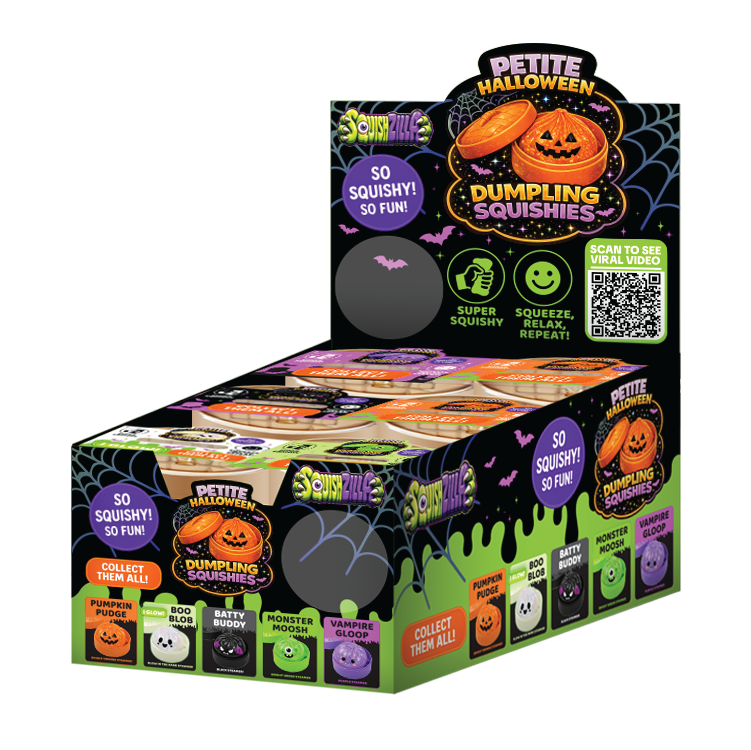 Novelty Brands - Fun Doh Petite Spooky Halloween Squishy Dumpling