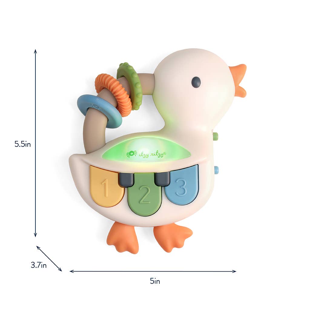 Itzy Ritzy - Bitzy Tunes™ Goose - Light-up Interactive Piano Toy