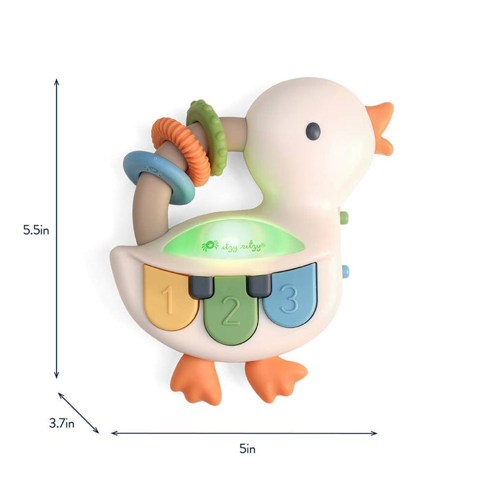Itzy Ritzy - Bitzy Tunes™ Goose - Light-up Interactive Piano Toy