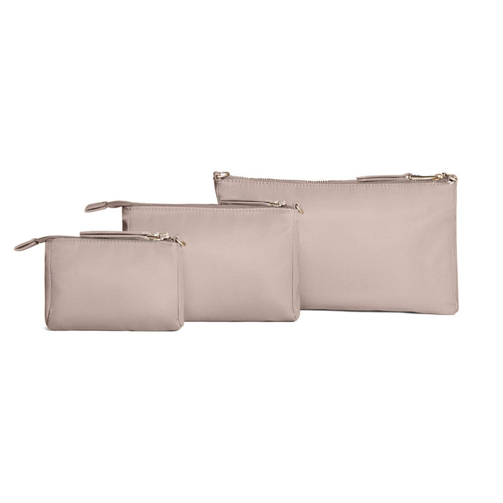 JuJuBe - 3-piece Pouch Set Taupe