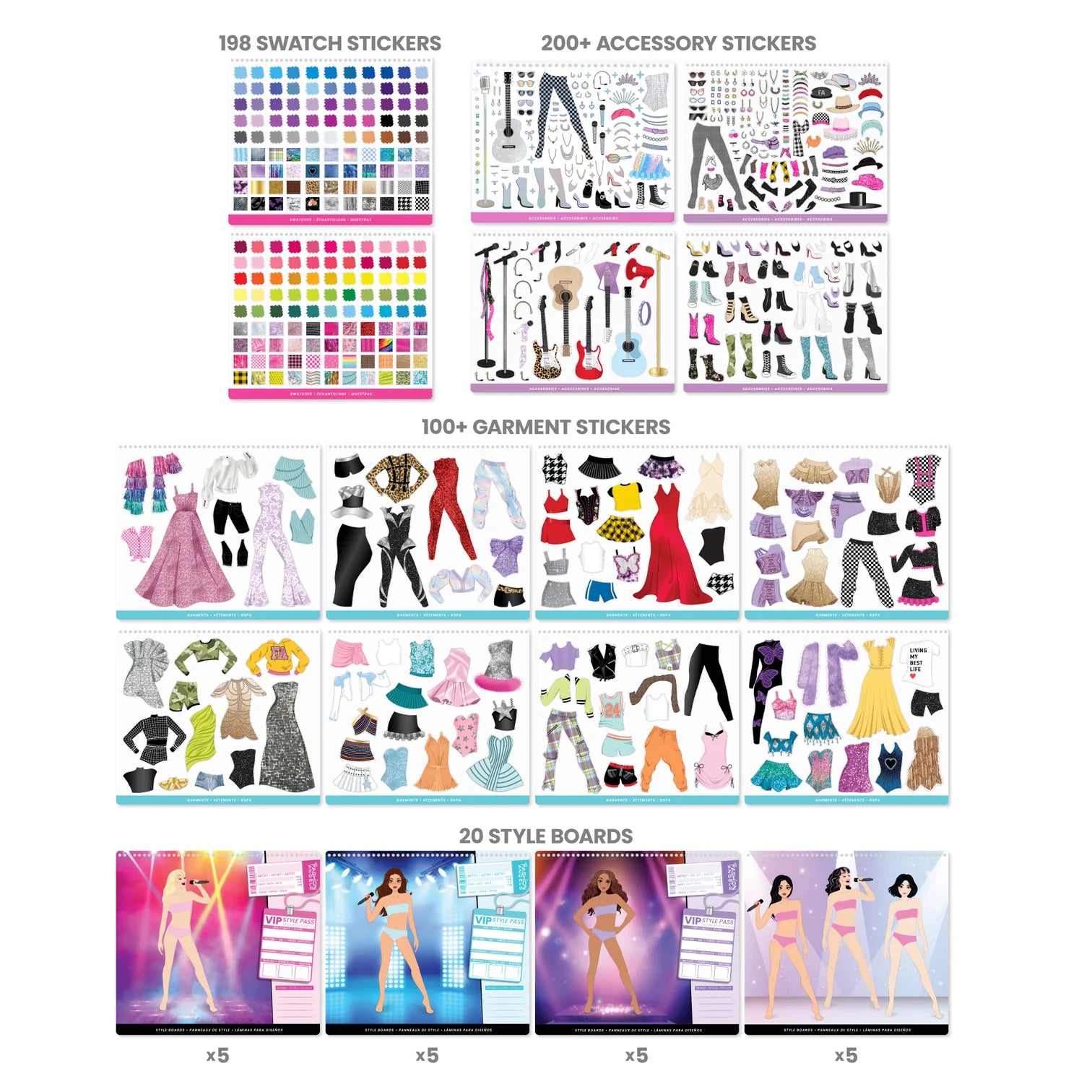 Fashion Angels - Live! In Concert Sticker Stylist