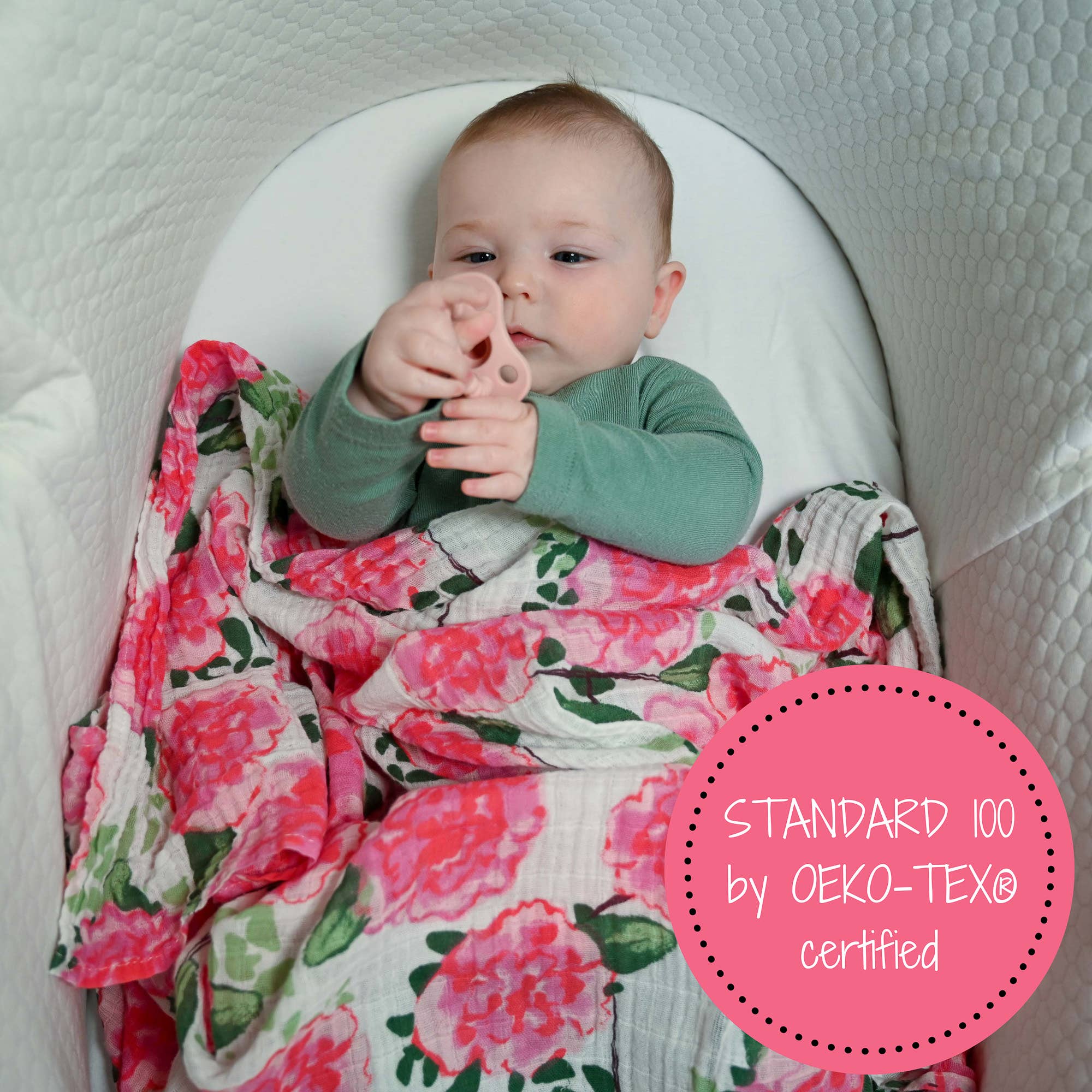 LollyBanks - Let's Flamingle - Baby Swaddle Blanket Set