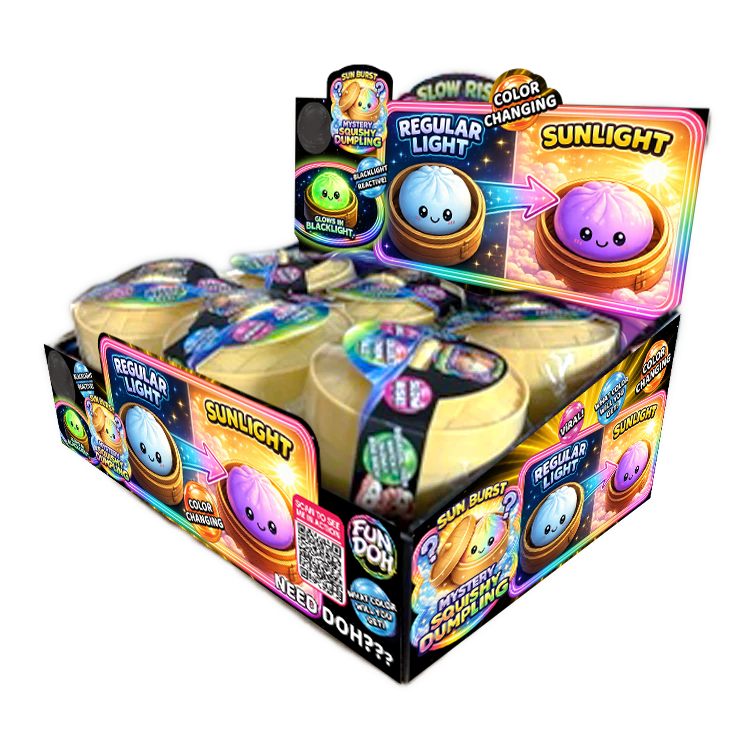 Novelty Brands - Fun Doh Color Changing Dumpling Squishy Toy