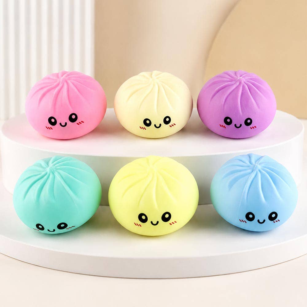 Squishy Bun - Pastel Steamed Bao Bun Dumpling Squeeze Squishy Stress Relief Toy
