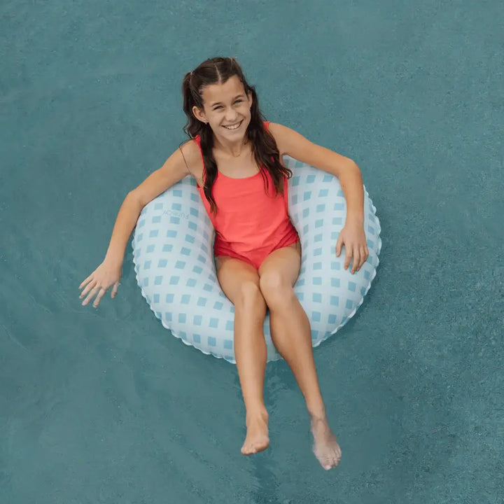 FUNBOY - Kids Tube Float, Blue Gingham *FINAL SALE*