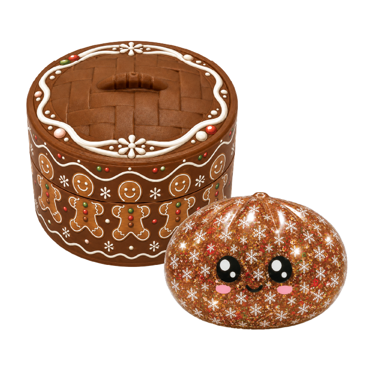 Novelty Brands - Fun Doh Petite (Mini) Squishy Christmas Dumplings Toy