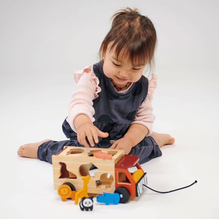 Mentari Toys - Shape Sorting Safari Truck