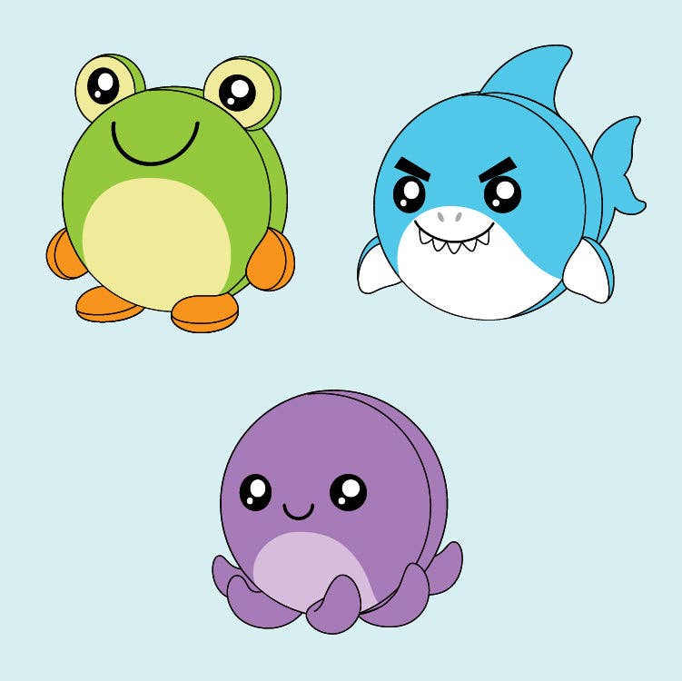 Novelty Brands - Smoosh Pets Soft Squishy Plush Ball Assortment -