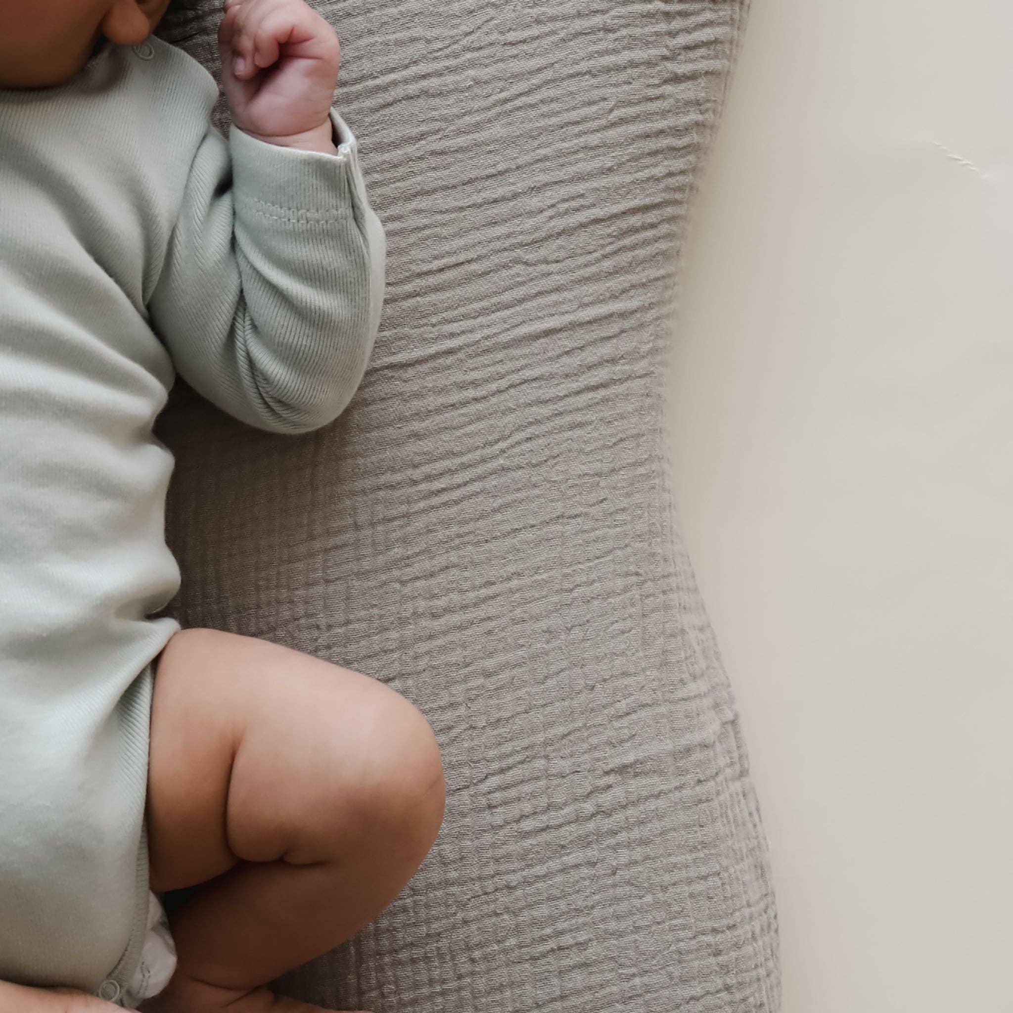 Snuggle Me Organic - Lounger Curve Muslin Cover | Birch