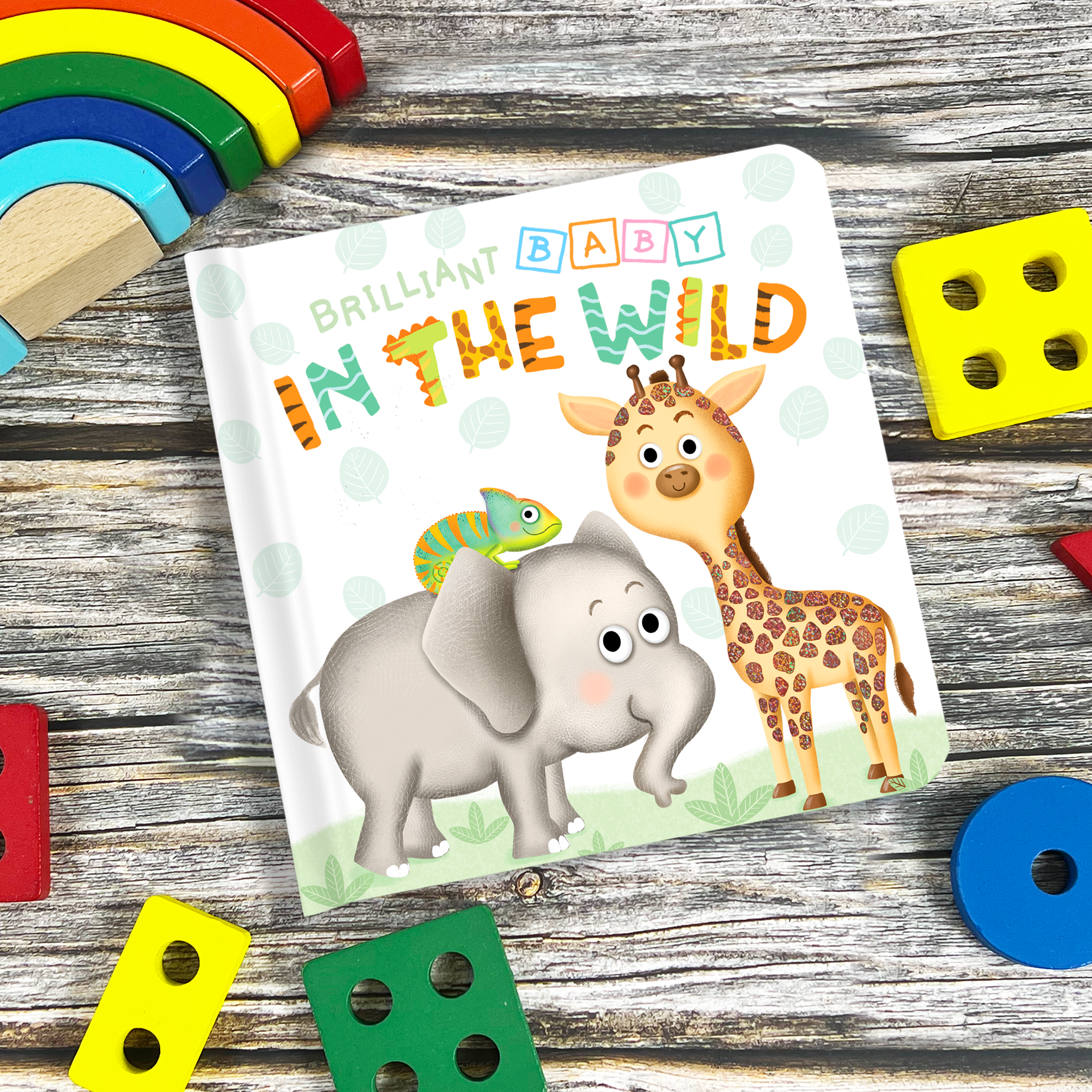 Little Hippo Books - Brilliant Baby: In the Wild  - Children's Touch and Feel and Learn Sensory Board Book