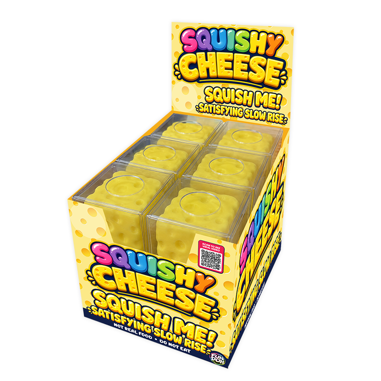 Novelty Brands - Fun Doh Slow Rise Cheese Squishies