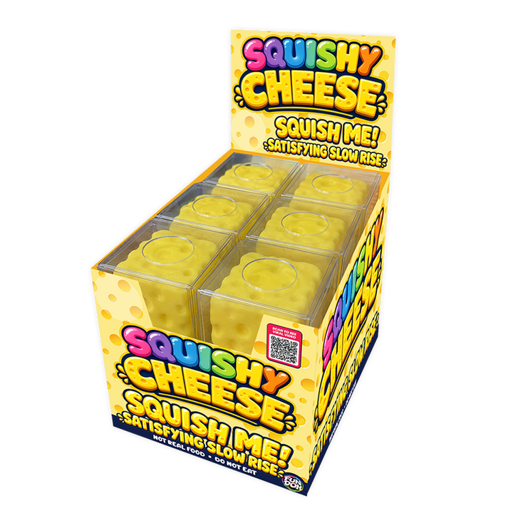 Novelty Brands - Fun Doh Slow Rise Cheese Squishies
