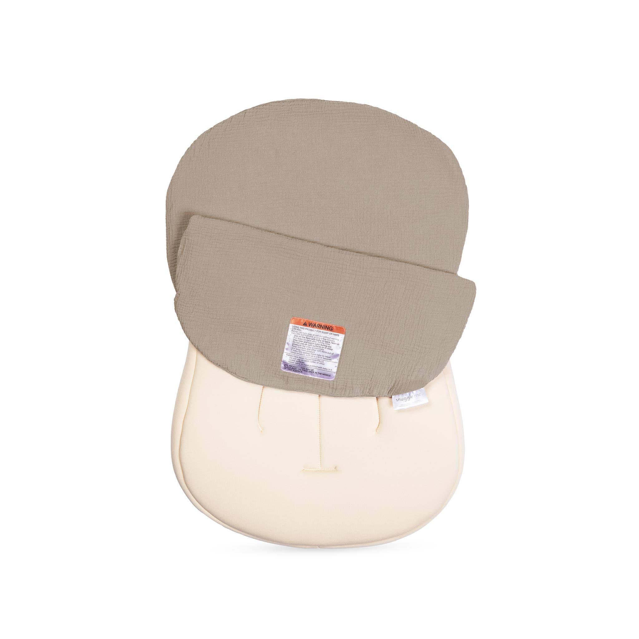 Snuggle Me Organic - Lounger Curve Muslin Cover | Birch