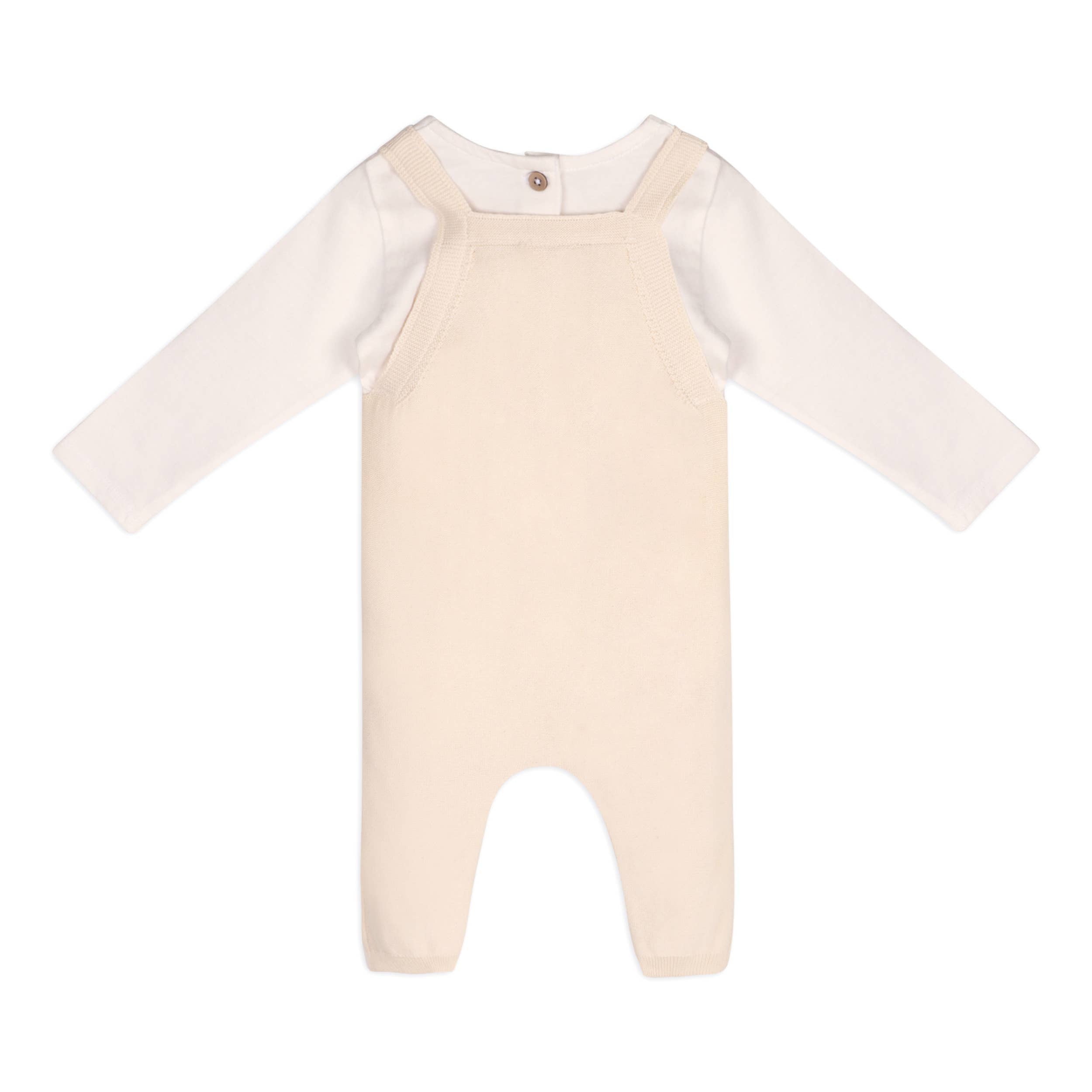 Viverano Organics - Mini Flowers Cable Knit Baby Overall & Bodysuit (Organic)