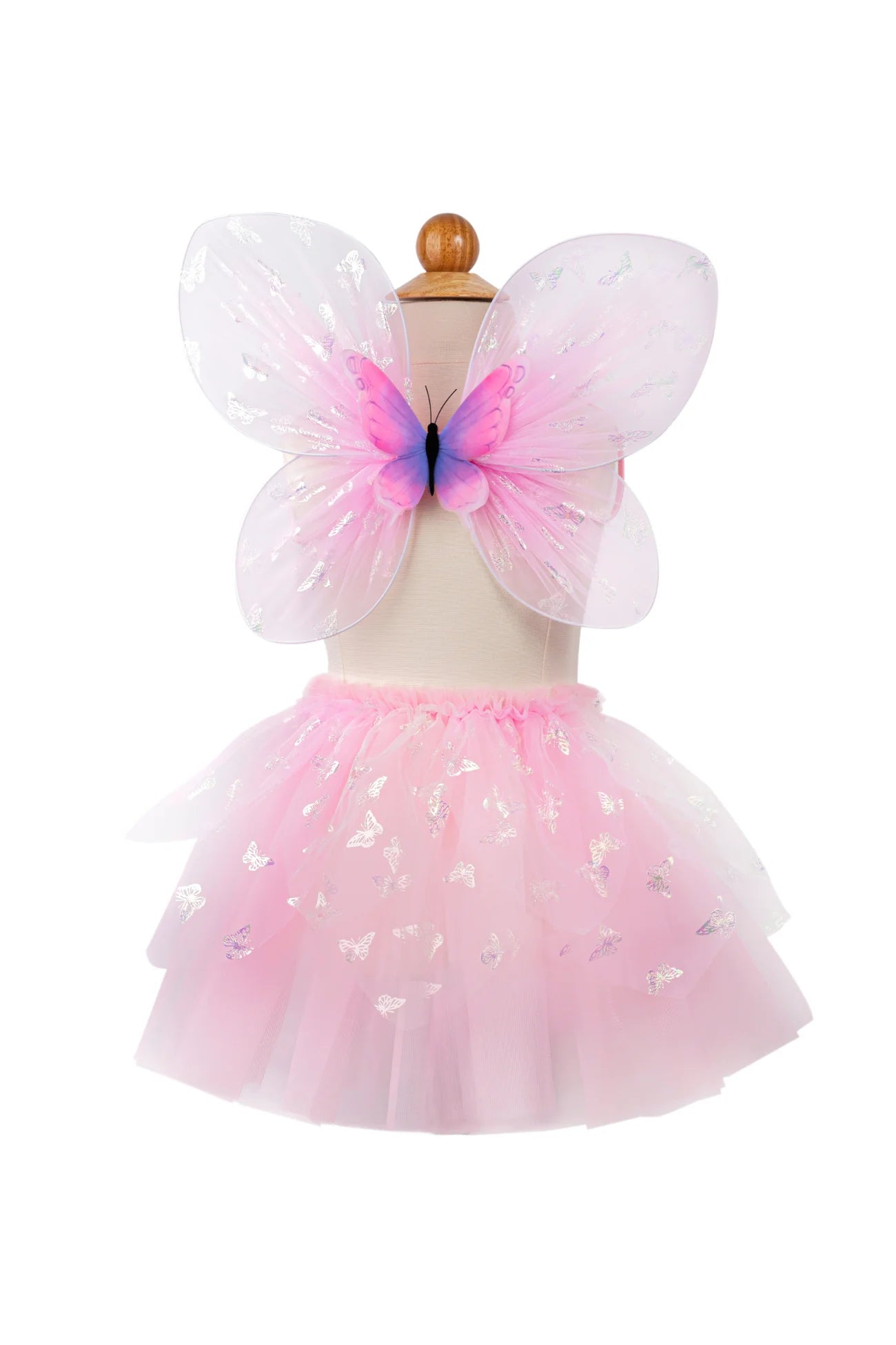 Great Pretenders - Flutter Butterfly Skirt & Wings - Pink