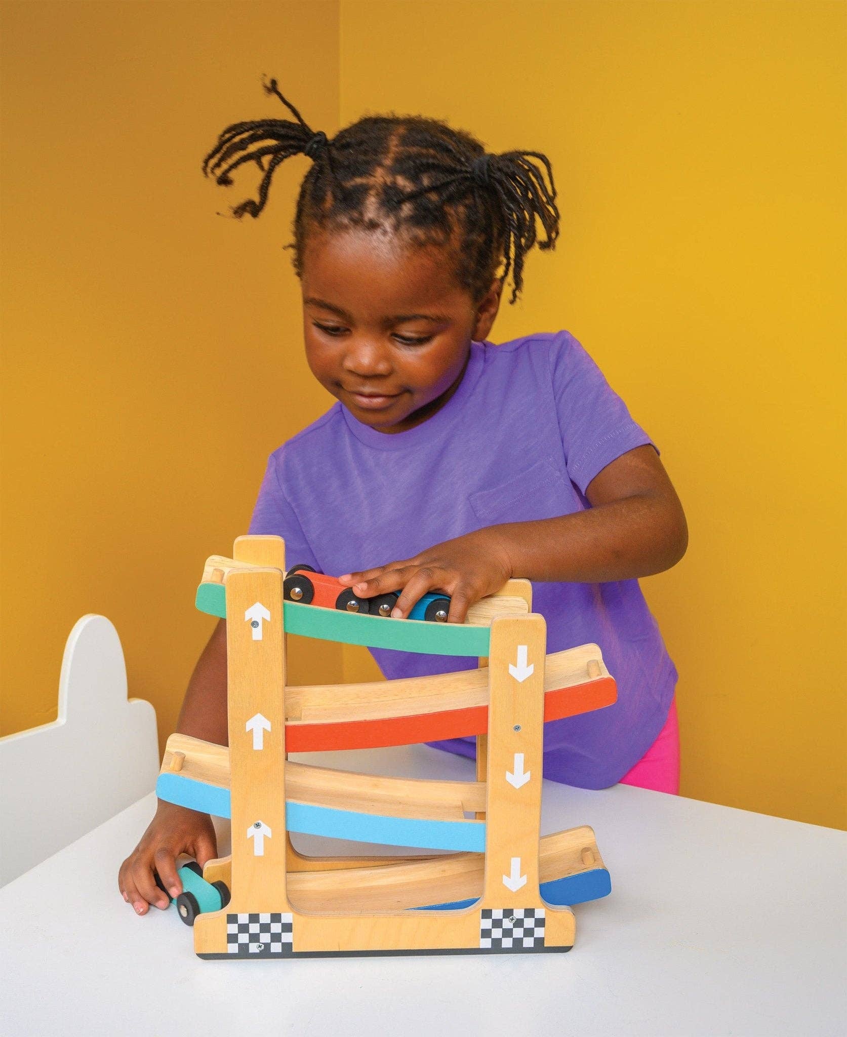 Mentari Toys - Wooden Ramp Racer Toy