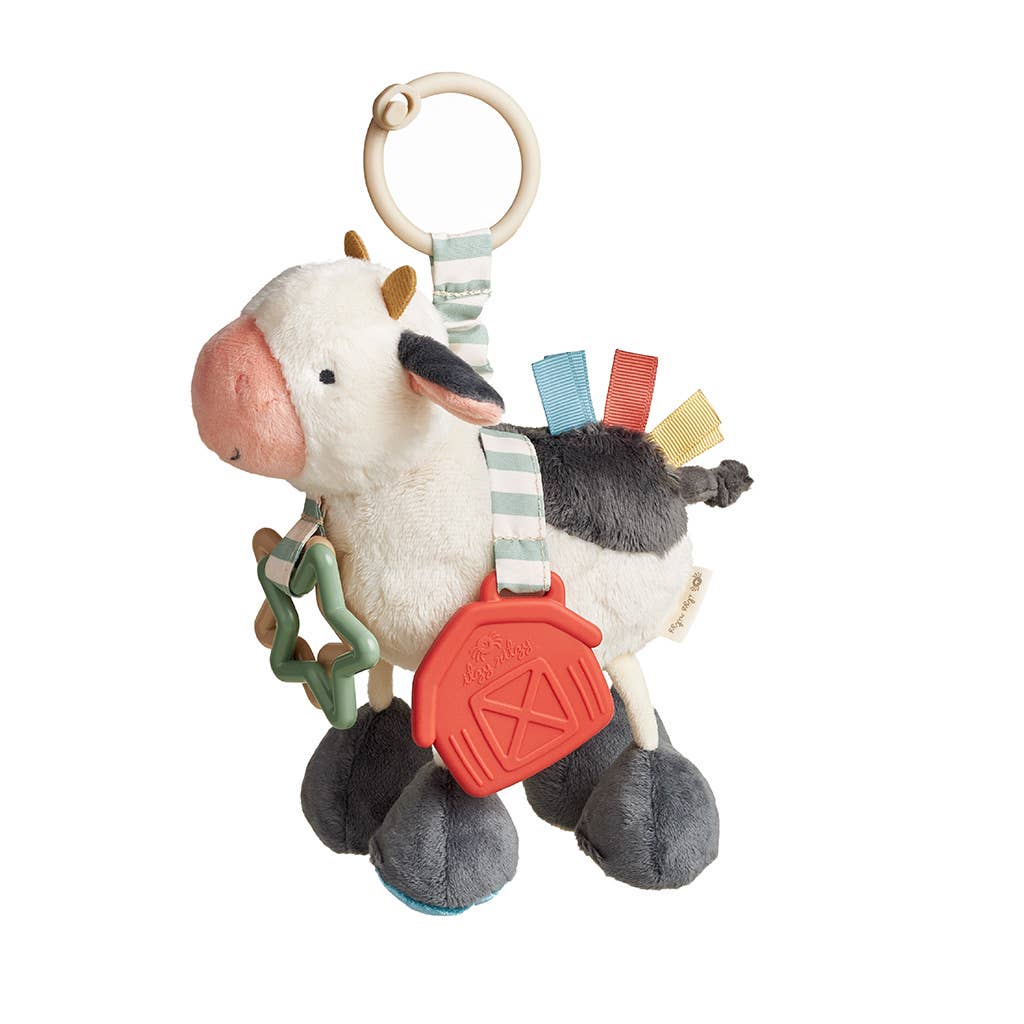 Itzy Ritzy - Cow Itzy Friends Link &amp; Love™ Activity Plush