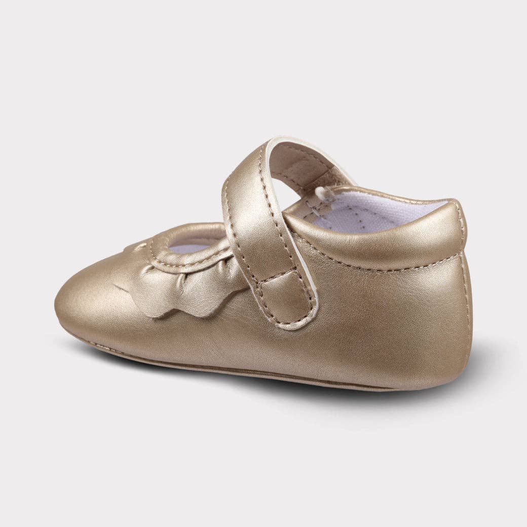 Oomphies - Amina Girls Hook & Loop Crib Shoe