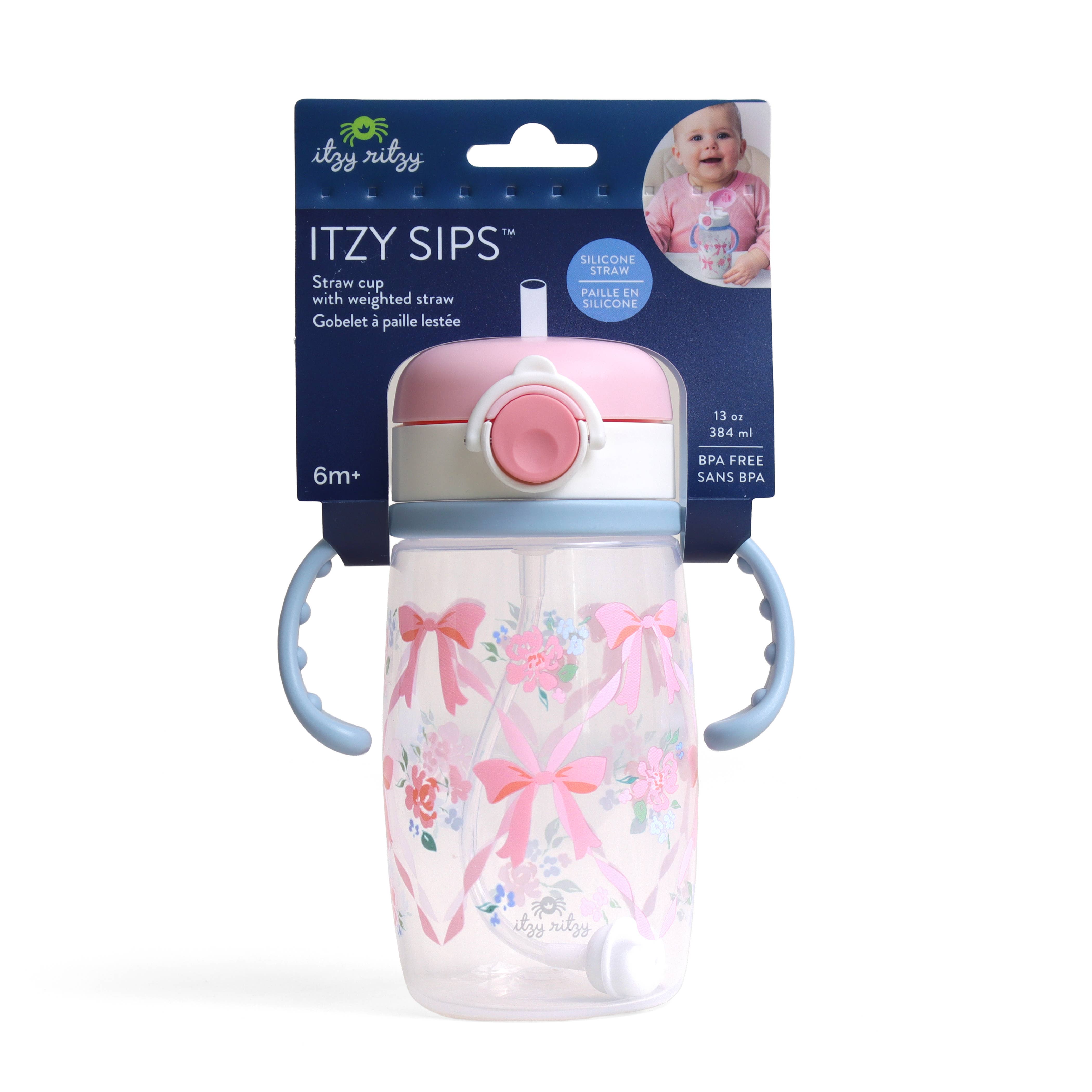Itzy Ritzy - Itzy Sips™ - Straw Cup With Snap-Close Lid