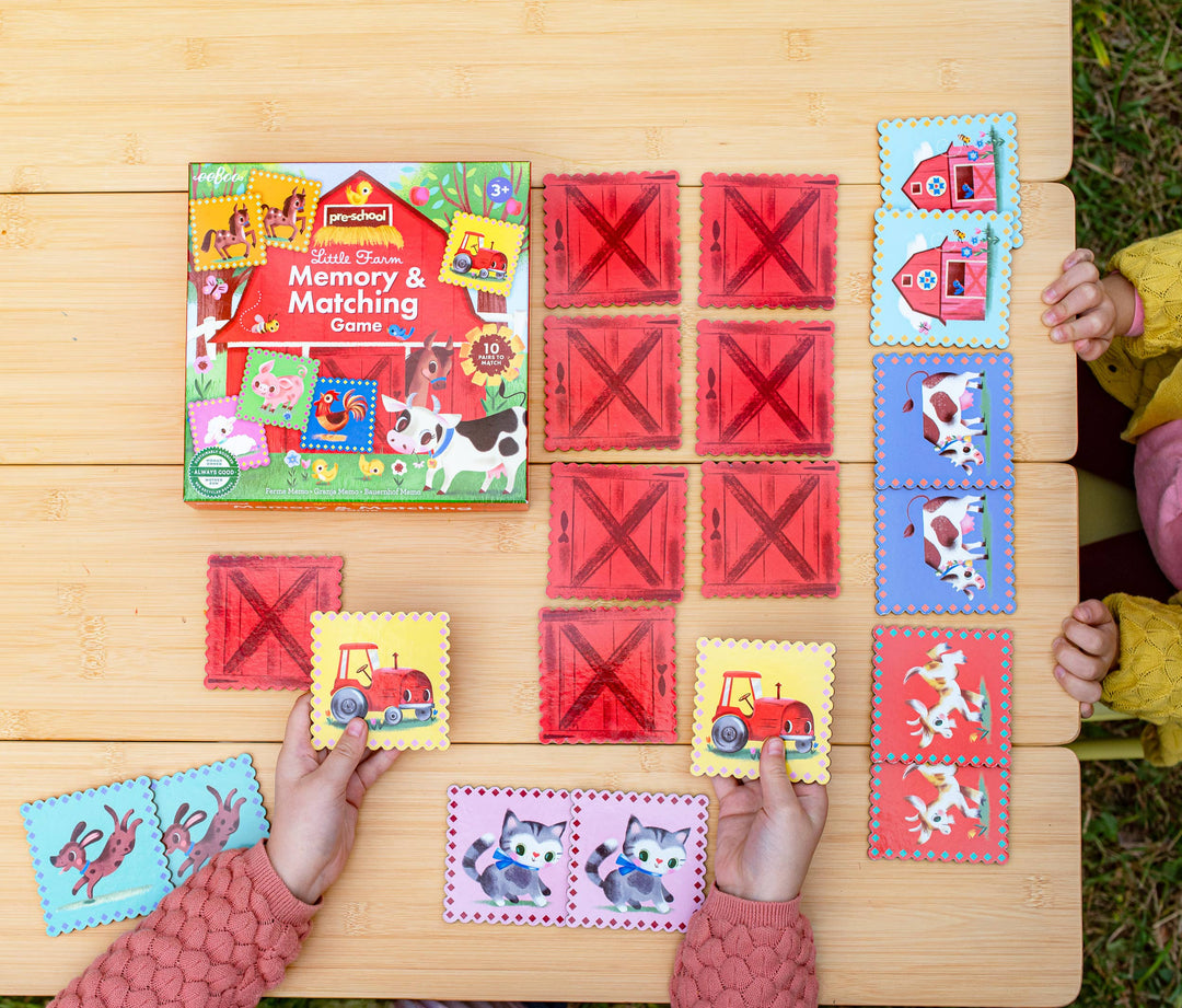 eeBoo - Little Farm Pre-School Matching Game