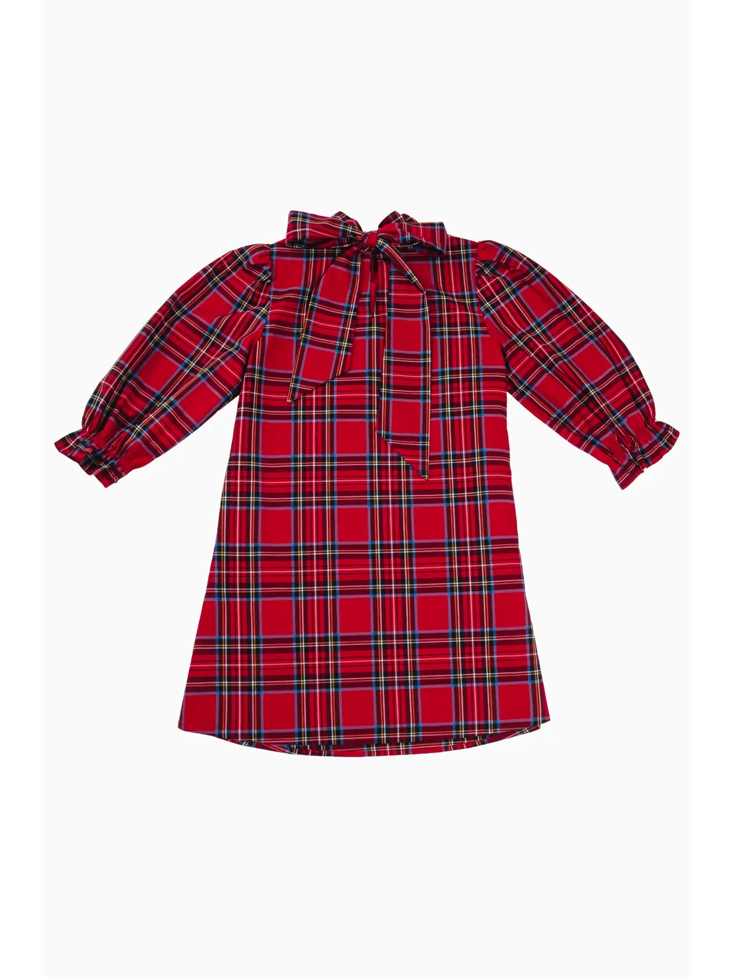 Hollin Long Sleeve Bow Tween Dress