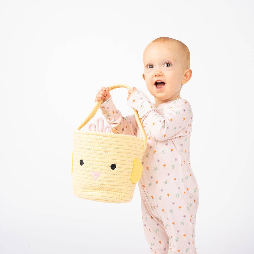 Emerson and Friends - Rope Easter Basket - Yellow Chick, Lucy's Room