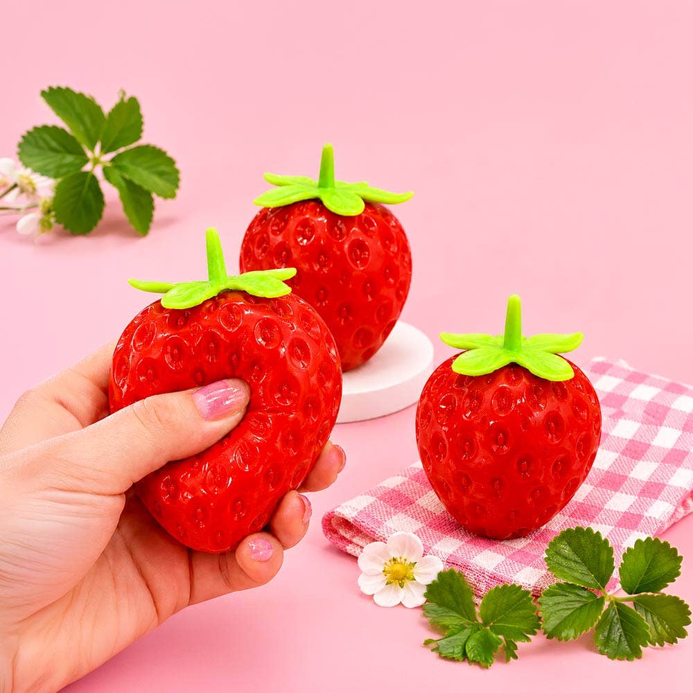 Sensibling Corp. - Strawberry Squeeze Squishy Stress Relief Toy