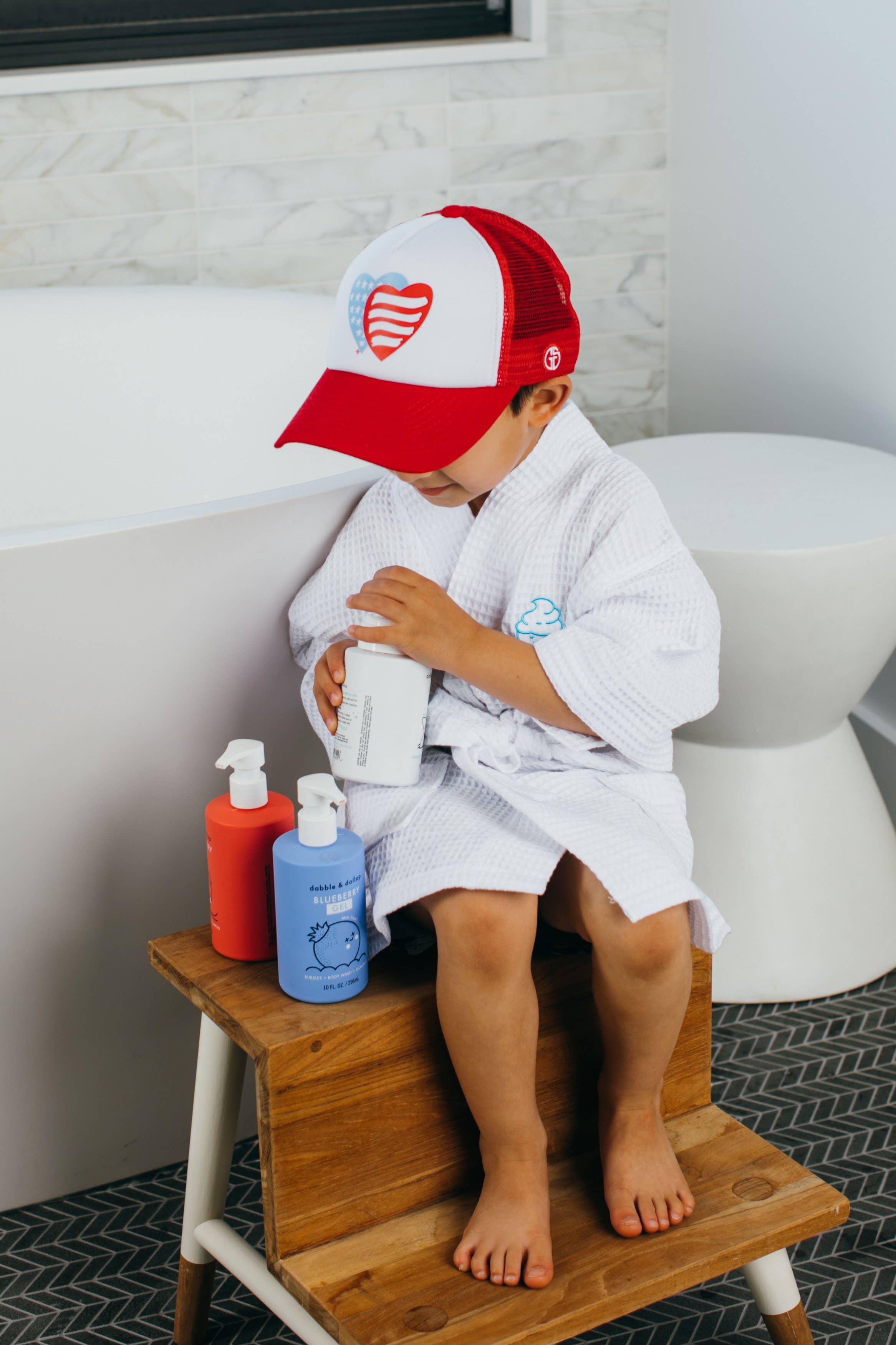 Dabble & Dollop - All-Natural Blueberry Shampoo, Body Wash & Bubbles