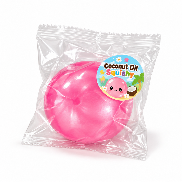Coconut Oil Balls Squeeze Toy — Stretchy Stress Relief