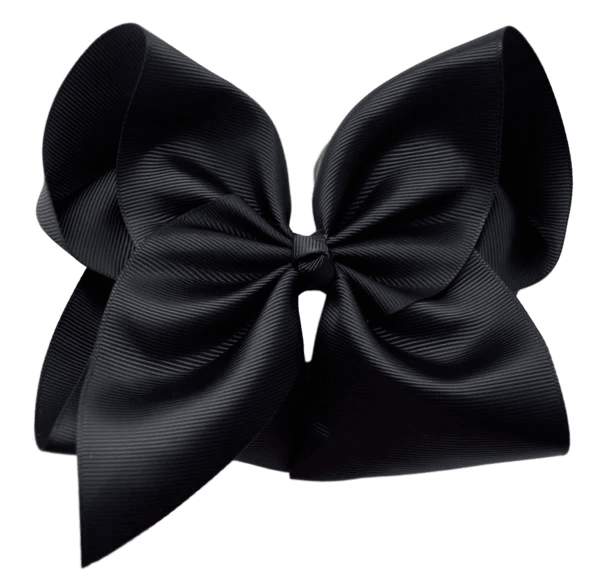 The Solid Bow - 6 inch Solid Grosgrain Bow/French Barrette