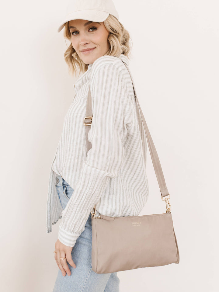 JuJuBe - 3-piece Pouch Set Taupe