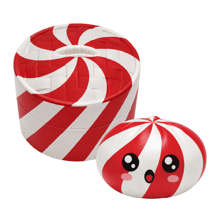 Novelty Brands - Fun Doh Petite (Mini) Squishy Christmas Dumplings Toy