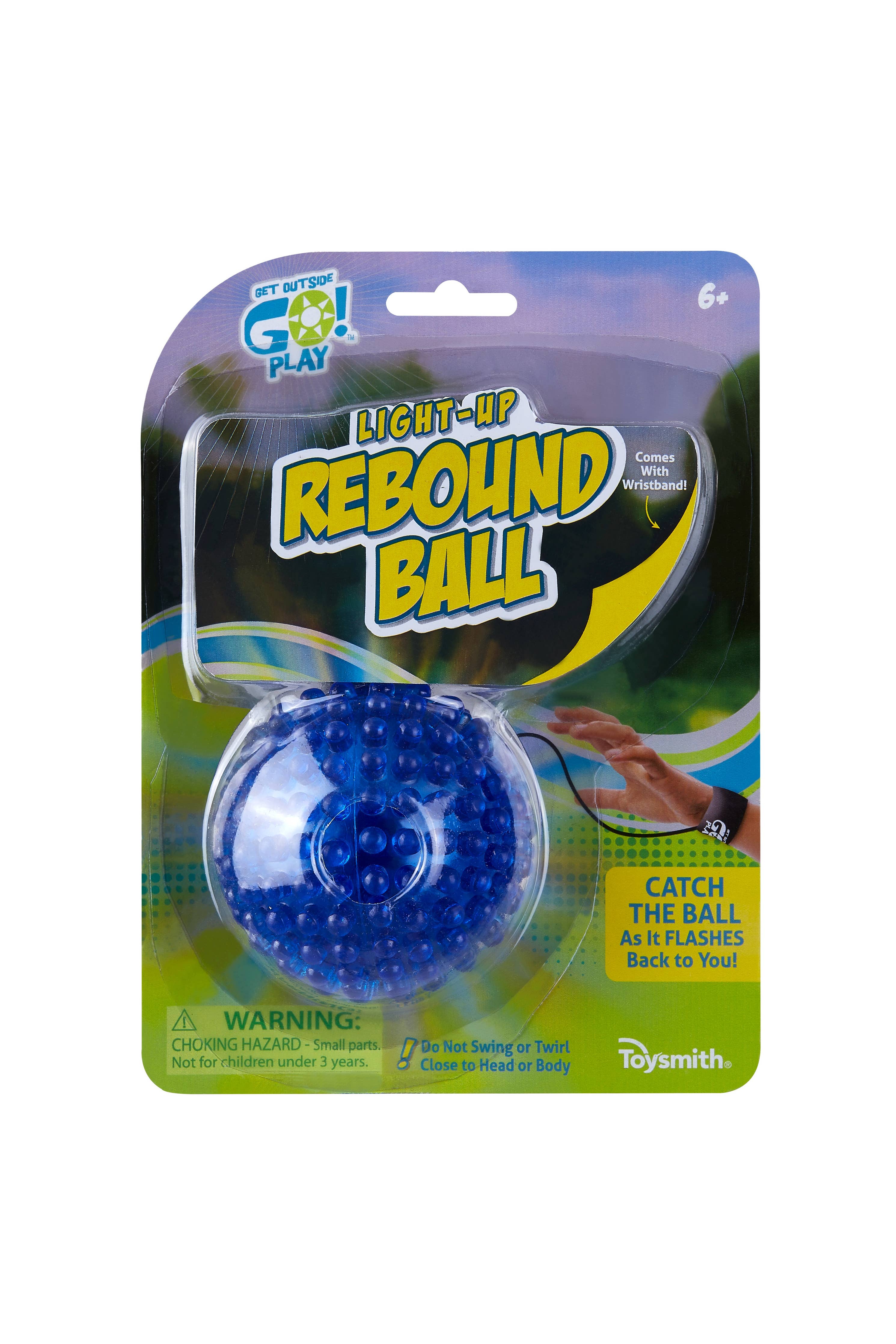 Toysmith - Get Outside GO!™ Play Light-Up Rebound Ball