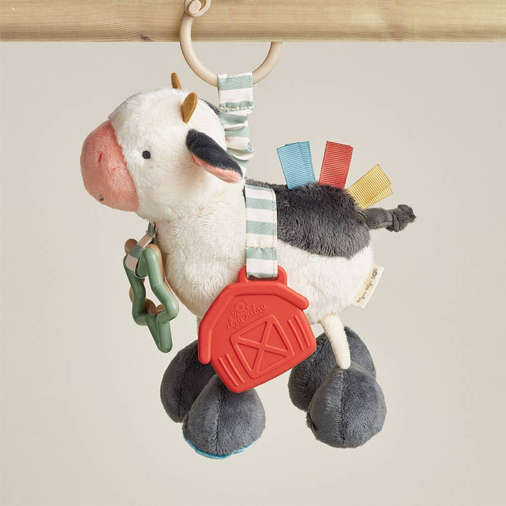 Itzy Ritzy - Cow Itzy Friends Link &amp; Love™ Activity Plush