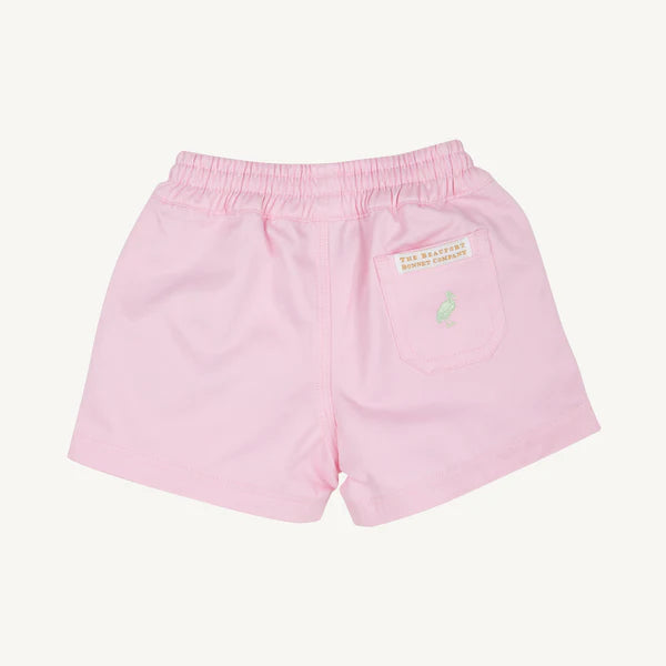 The Beaufort Bonnet Company - Sheffield Shorts - Palm Beach Pink w/ Mint Stork